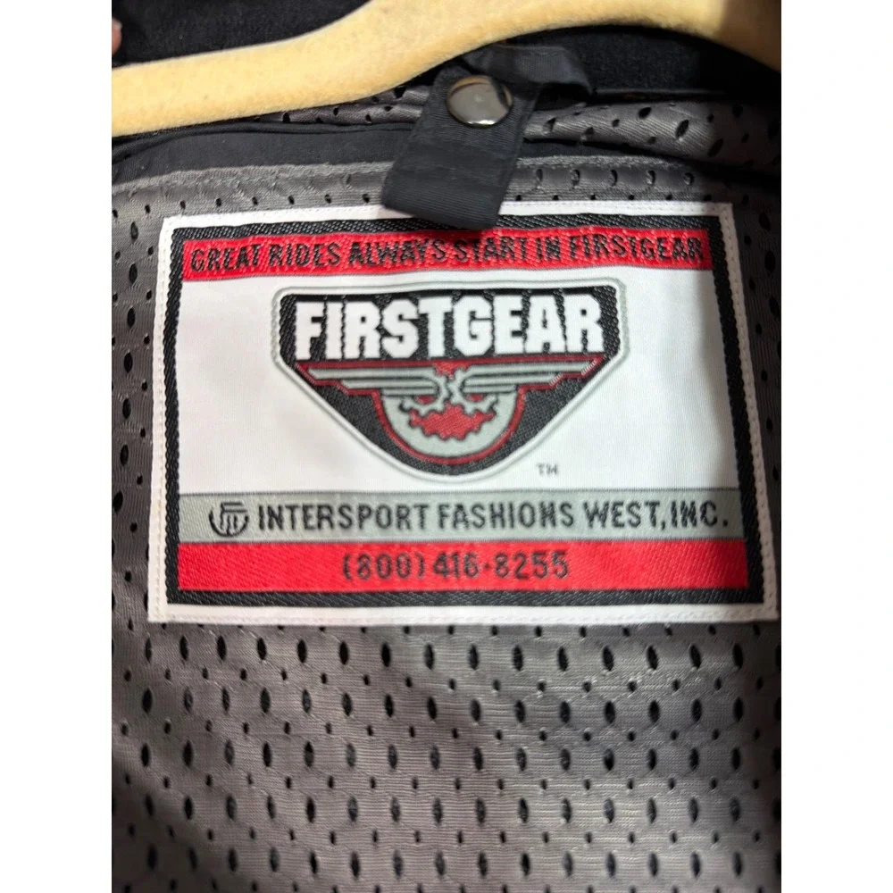 Firstgear Kilimanjaro Motorcycle Jacket Red Black Mens Small FG01182 Riding Gear